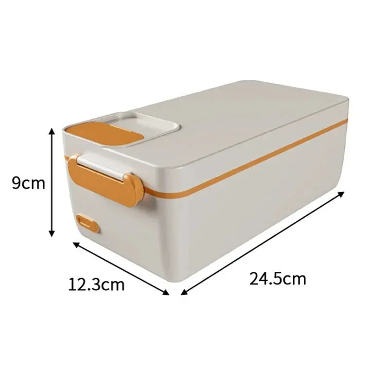 Cordless Heated Food Container for Travel, Office & Camping