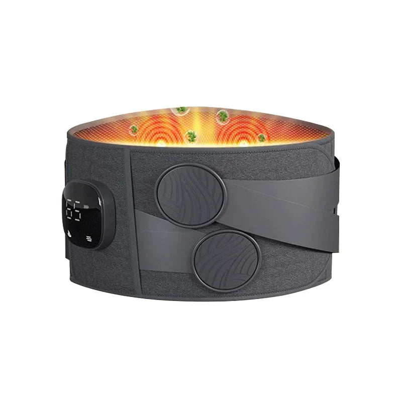 Cordless Heating Waist Massager with 3-Level Vibration Relief