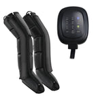 Rechargeable Foot & Leg Compression Therapy Device for Muscle Relief, Circulation Boost Black Large