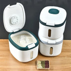 10KG Airtight Kitchen Storage Container with Measuring Cup – Moisture & Insect Proof