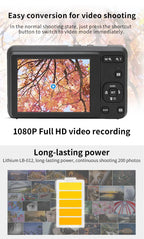 16MP Digital Camera with 5X Zoom and 1080P Silver
