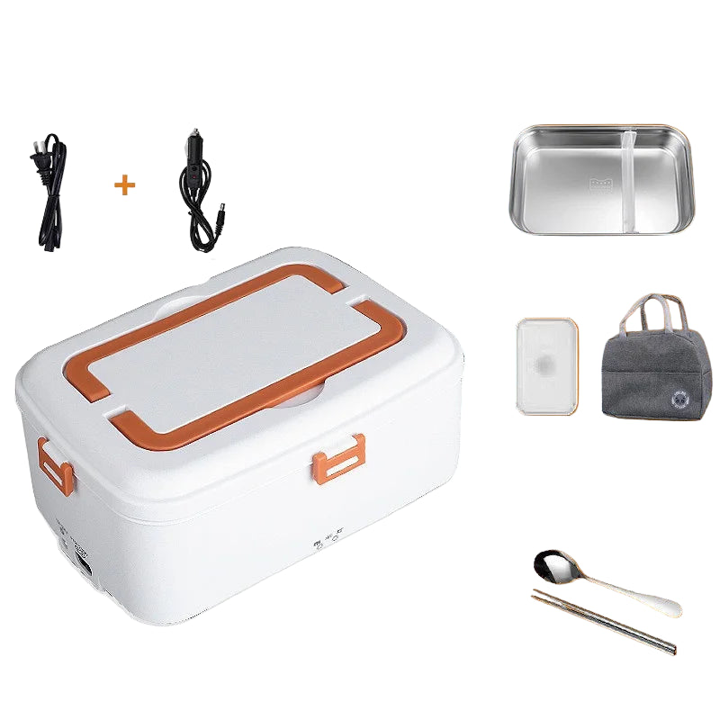 Multi-Power 1.8L Electric Lunch Box Durable Stainless Steel Food Warmer for Travel & Outdoor Use