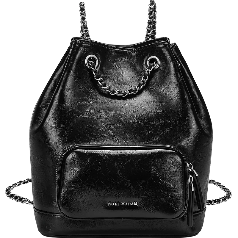 Fashion Silver PU Leather Backpack – Soft Pleated Convertible Crossbody