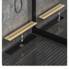 Rectangular Bathroom Floor Drain, 10x30cm, Deodorizing Slot