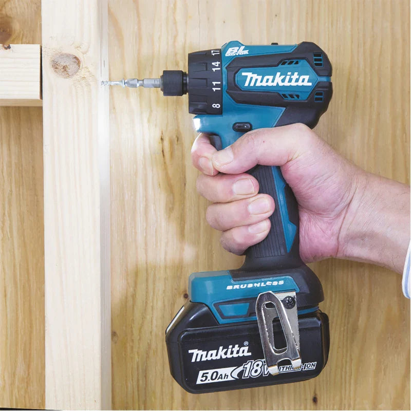 18V Cordless Compact Drill Driver with 2-Speed & LED Light