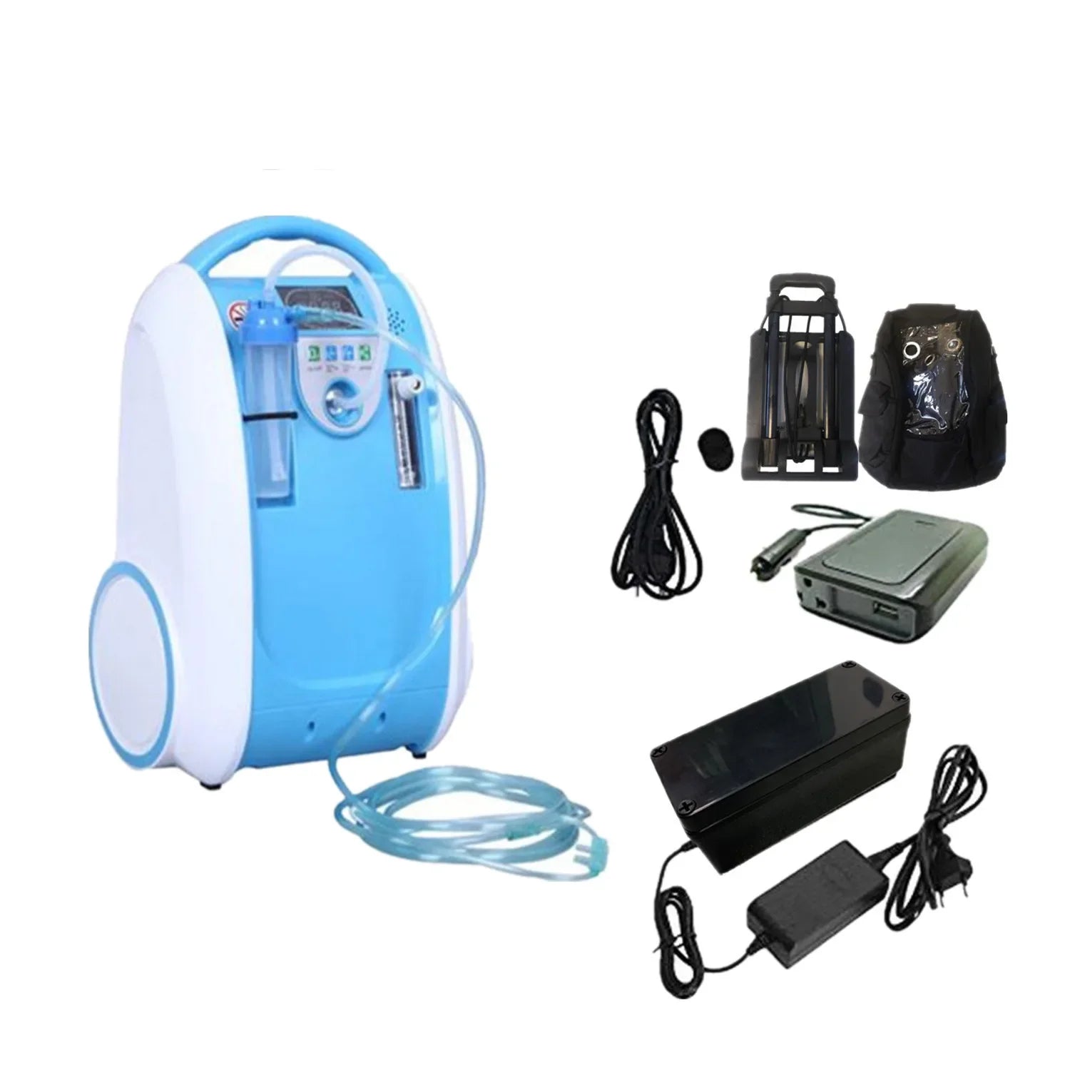 5L Portable Oxygen Concentrator for Home Use with 24H Operation