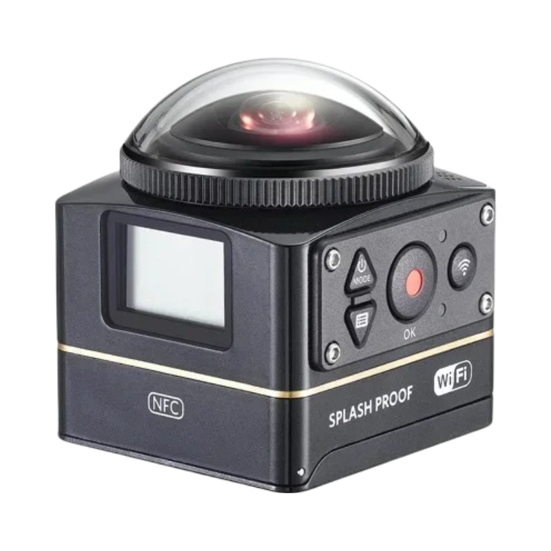 4K 360° Action Camera with Waterproof Mounts & Extreme Accessories