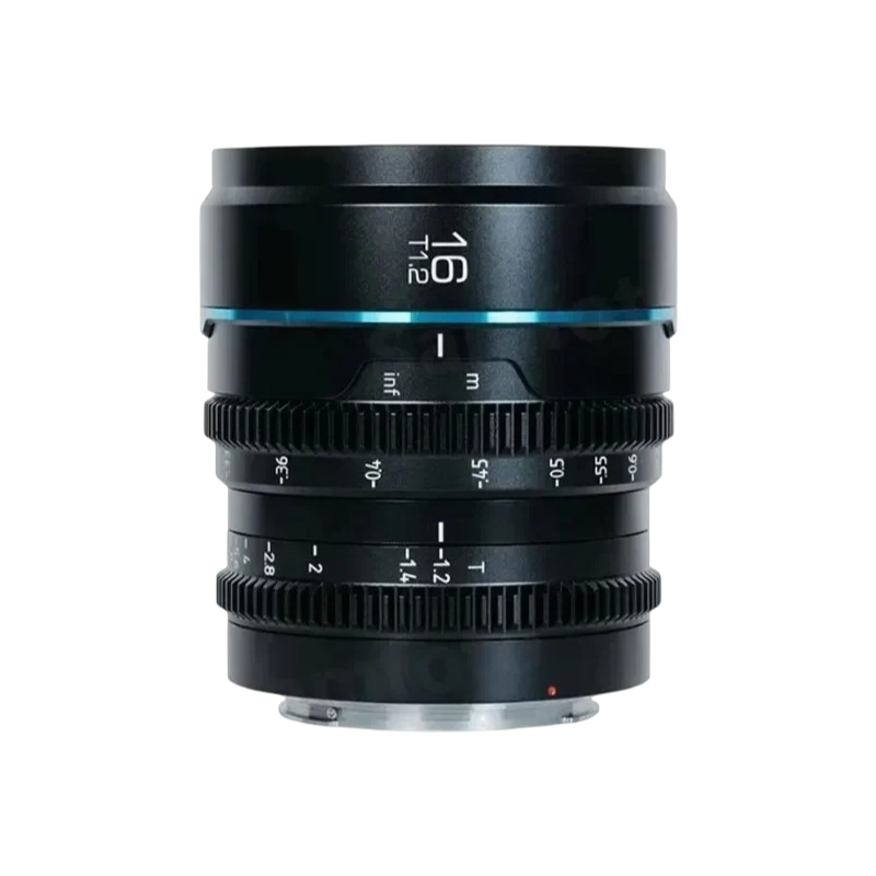 16mm T1.2 Black Cine Lens for Full Frame Cameras
