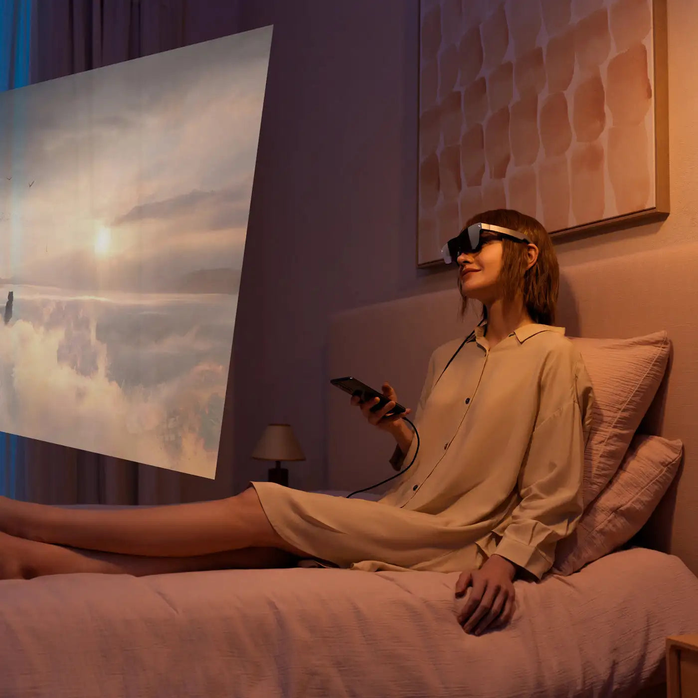 120Hz Smart AR Glasses with HD Micro OLED Screen