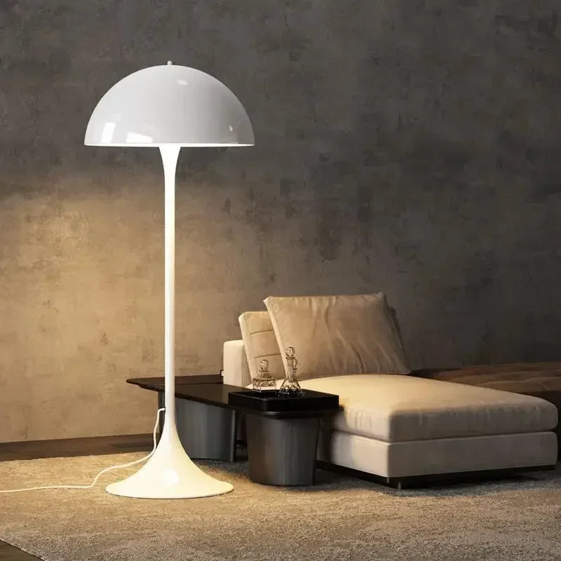 Modern LED Mushroom Floor Lamp E27 Bulb, Adjustable