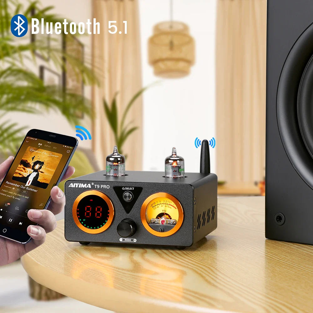 100W×2 Stereo Tube Amplifier with Bluetooth 5.0