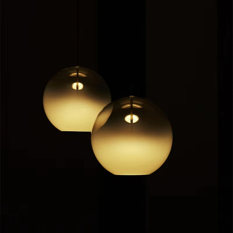 Contemporary Warm Light Pendant Lamp for Living Rooms 25cm