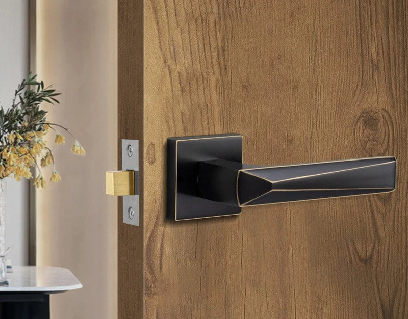 Invisible Brass Interior Door Lock for Bedrooms