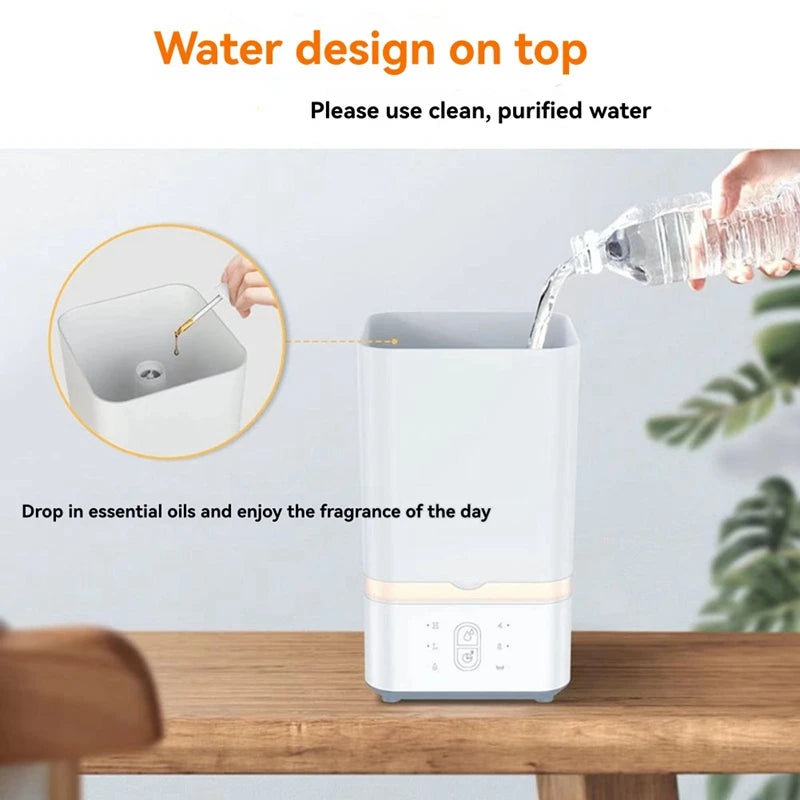 Large 5L Ultrasonic Cool Mist Humidifier for Home & Office with Aroma Diffuser