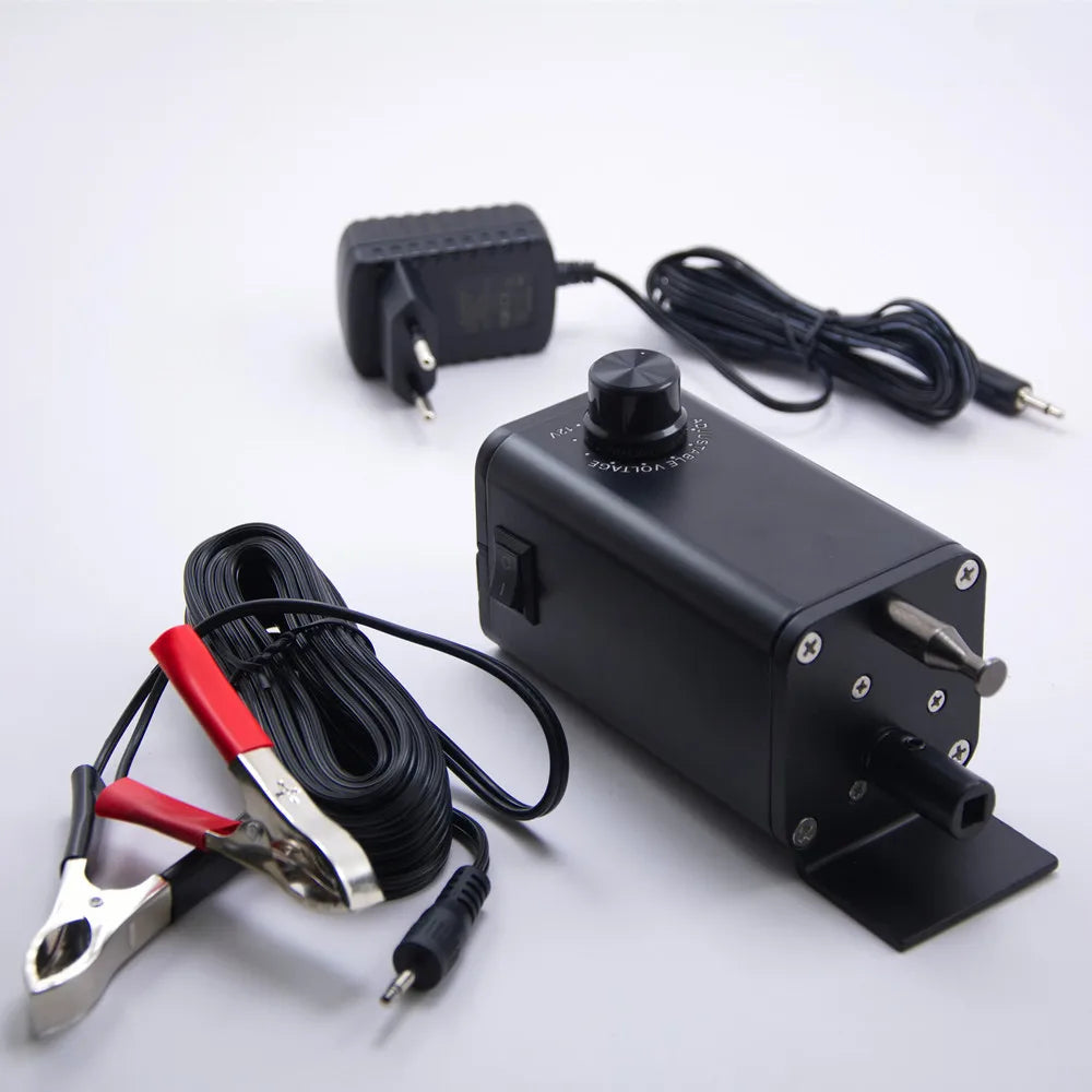 Electric BBQ Grill Motor for Rotating Skewers 3-12V, Variable Speed, Outdoor Use