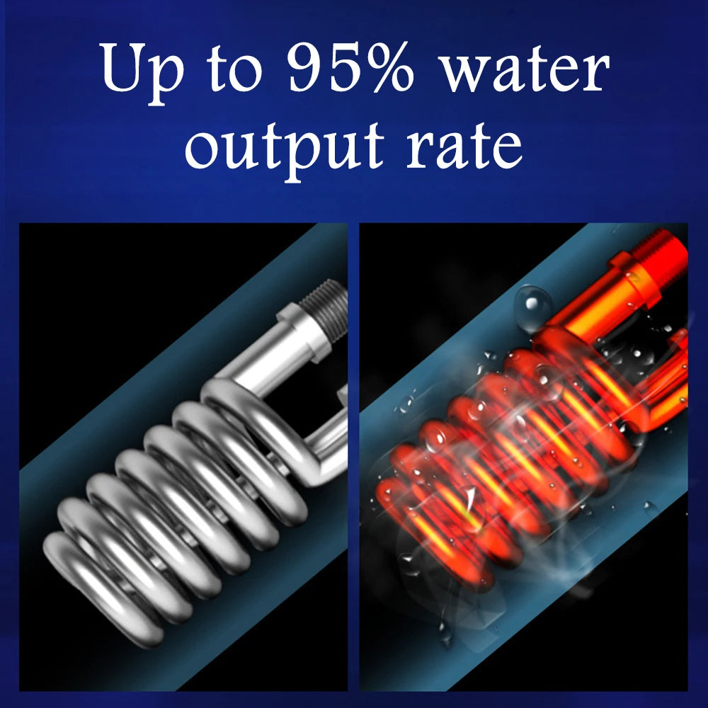 5500W Tankless Water Heater LCD Display, IPX4 Waterproof, With Accessories