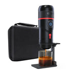 Compact 12V Espresso Maker for Car & Home Works with Nespresso, Dolce Gusto & Ground Coffee