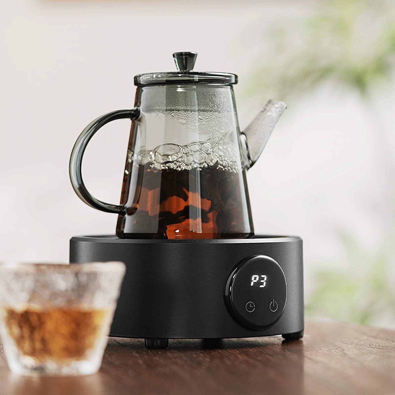 Portable Electric Coffee Stove with 800W for Home or Travel Brewing