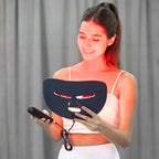 LED Light Therapy Face Mask – Blue, 4 Modes, Rechargeable, 3000mAh