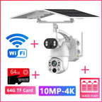 10MP Smart WiFi Camera with Solar Power and PTZ