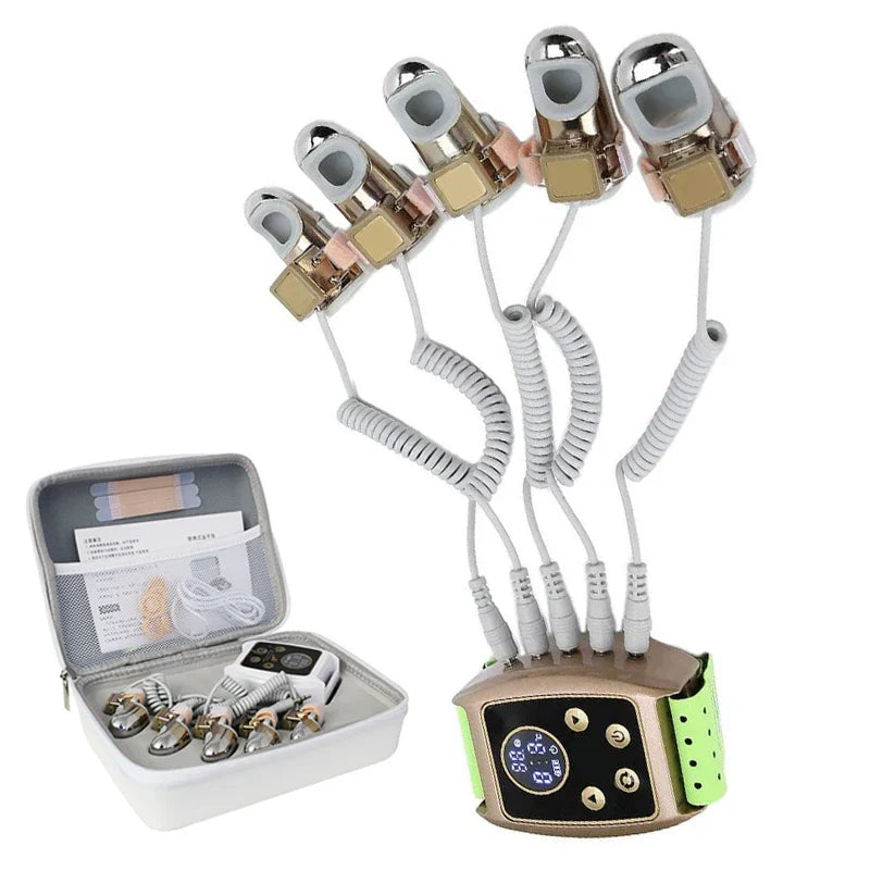RF EMS Beauty Massager with Thermal & Vibration Therapy, 5-Finger