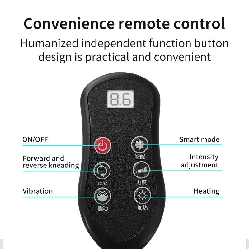 Portable Electric Massage Chair Pad , Deep Kneading, Heat Therapy, Vibration for Home & Office