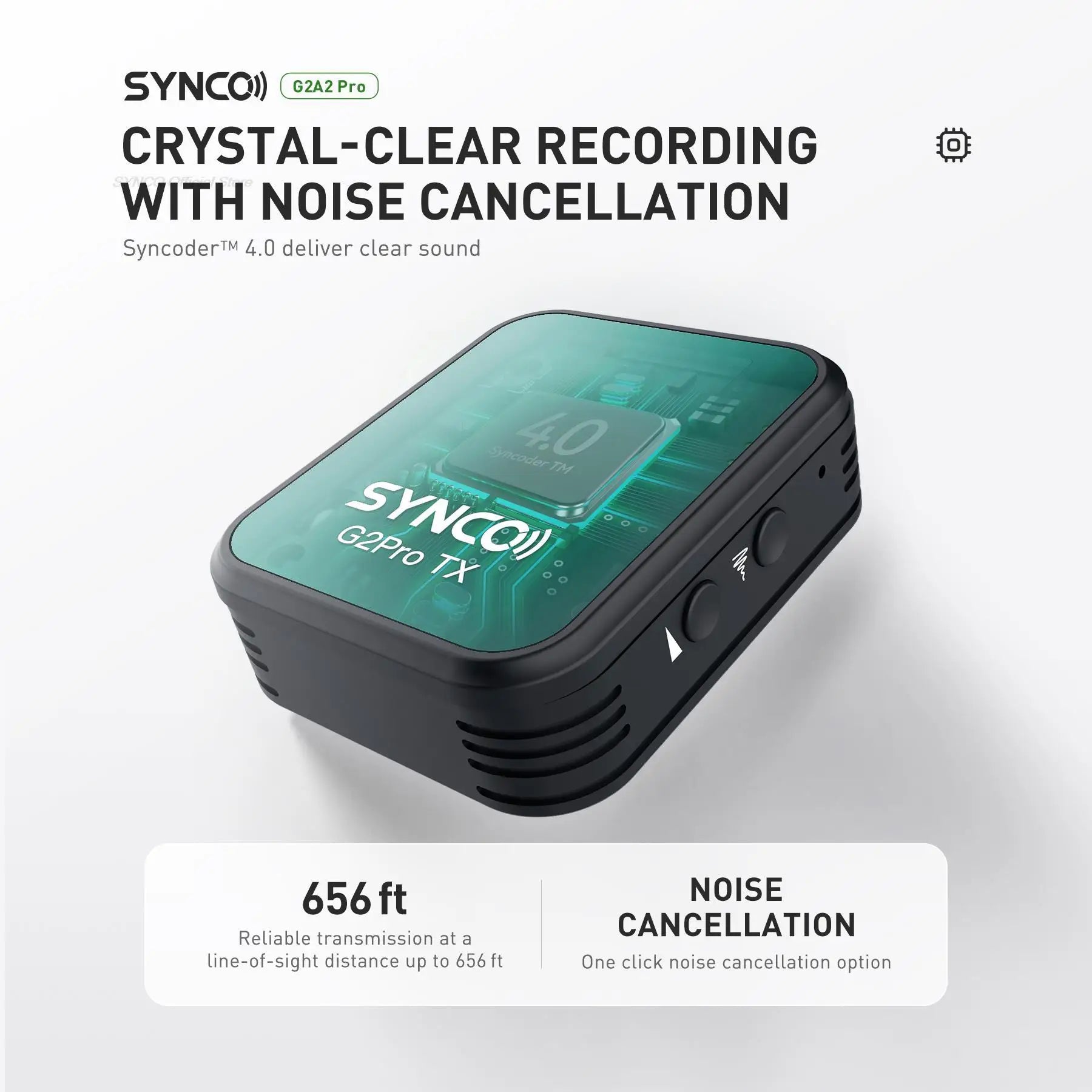 2-Transmitter Lavalier Mic with Real-Time Monitoring & Charging