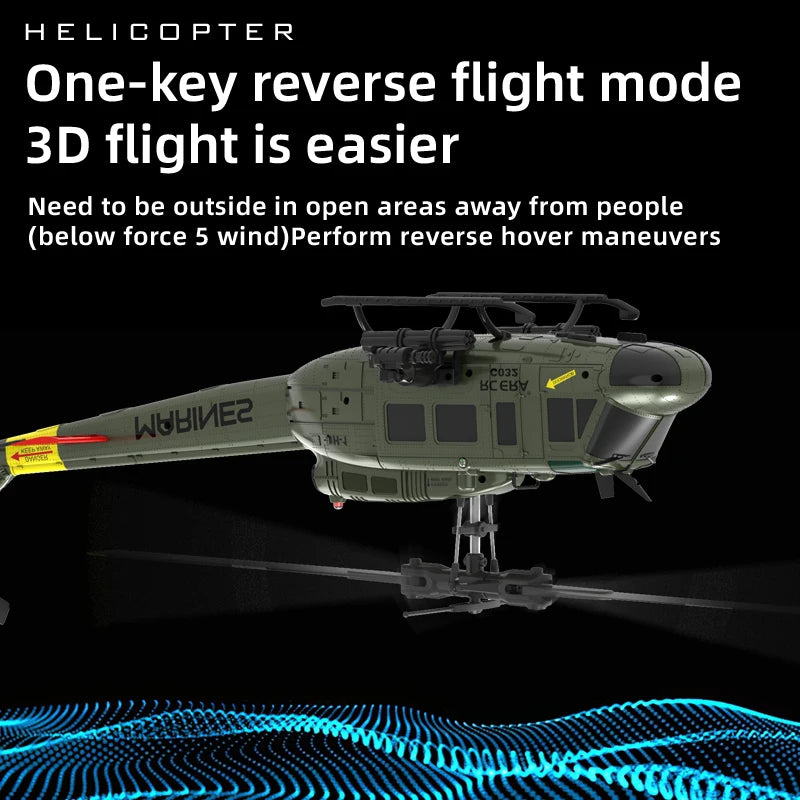 Brushless Yellow RTF RC Helicopter with 6-Axis Gyro & 200m Range Indoor/Outdoor Stunt Ready