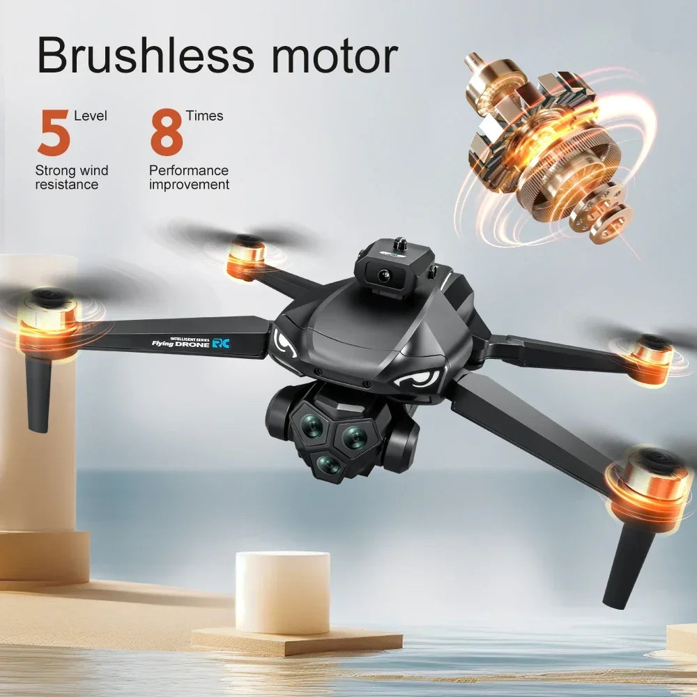 Rechargeable 4K Foldable Drone M33-4K-1B Quadcopter with Dual Camera & Storage Bag