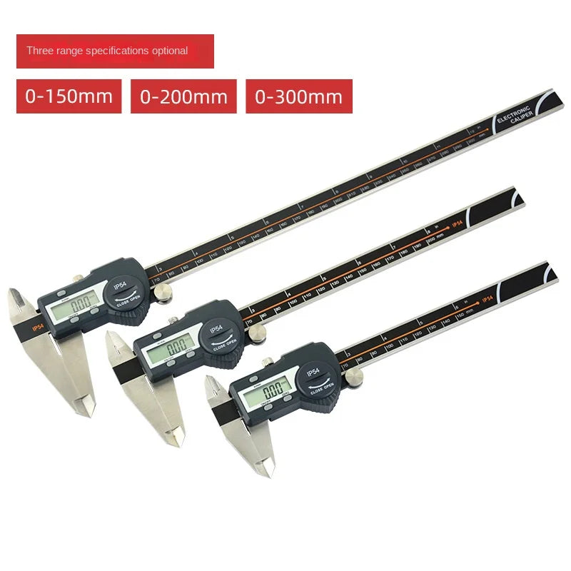 Waterproof Stainless Steel Digital Vernier Caliper 0-300mm Electronic Measurement Tool