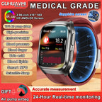 Waterproof Smartwatch with ECG, NFC, Glucose & More