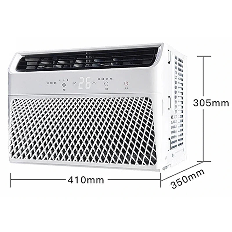 Window Air Conditioner 1500W with Heating, Dehumidifier & Smart Inverter Technology