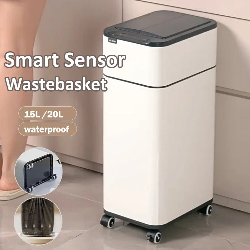 20L Automatic Kitchen Waste Bin with Motion Sensor & Odor Control