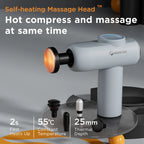 Cordless Percussion Massager with 8 Heads and Travel Bag
