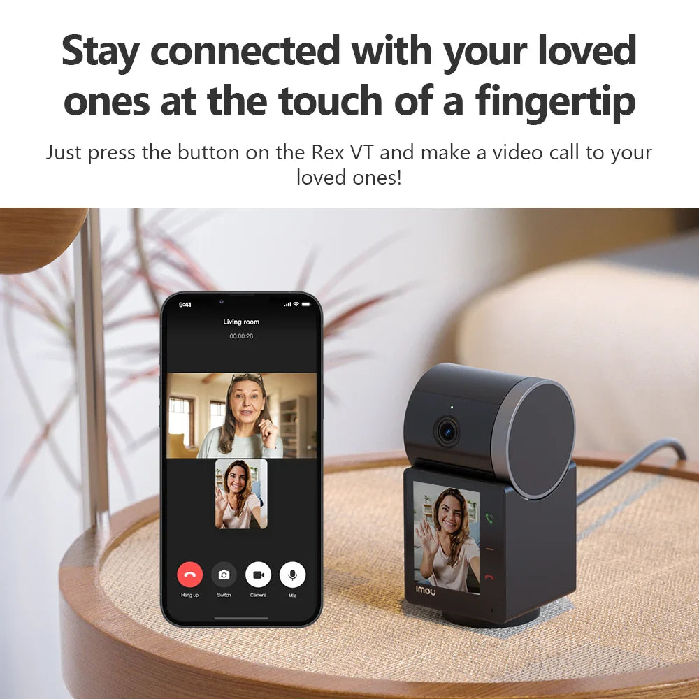AI-Powered Home Camera with 3.6mm Lens, No Battery