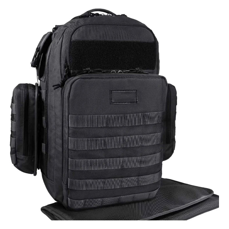 Dark gray CP Tactical Backpack Waterproof 40L for Hiking & Travel