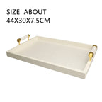 Handmade Leather Tea Tray for Home or Office