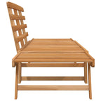 2-in-1 Outdoor Garden Bench & Day Bed – Solid Acacia Wood, Adjustable Sides, 190cm