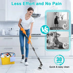Cordless Bathroom Scrubber with Adjustable Extension Handle