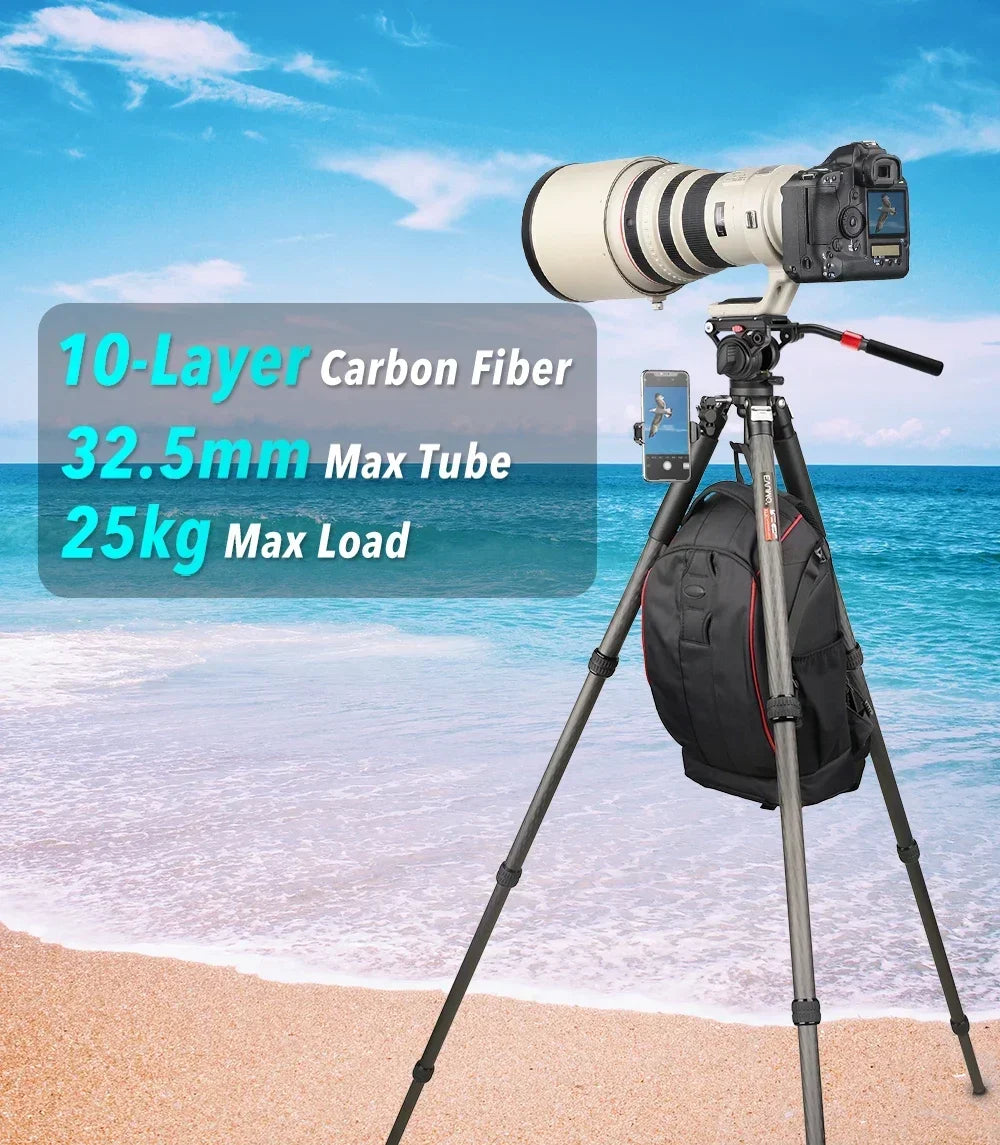 Professional 32.5mm Bowl Tripod for DSLR and Video