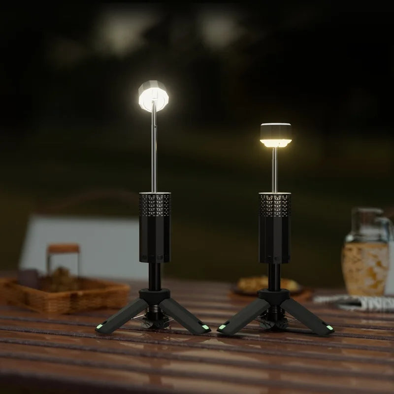 Waterproof Outdoor Lantern with Magnetic Base and Hook