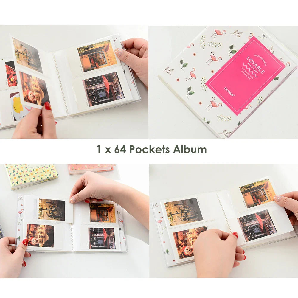 Rechargeable Pink Instant Camera Bundle with Accessories, Pink