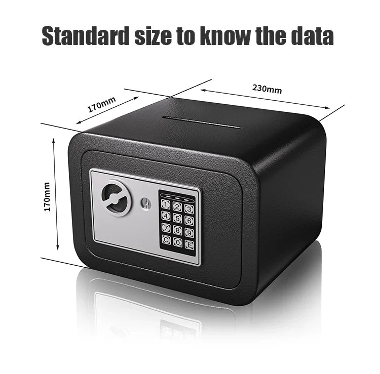 Portable Home Office Safe Box with Electronic Lock