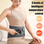 Cordless Heating Waist Massager with 3-Level Vibration Relief