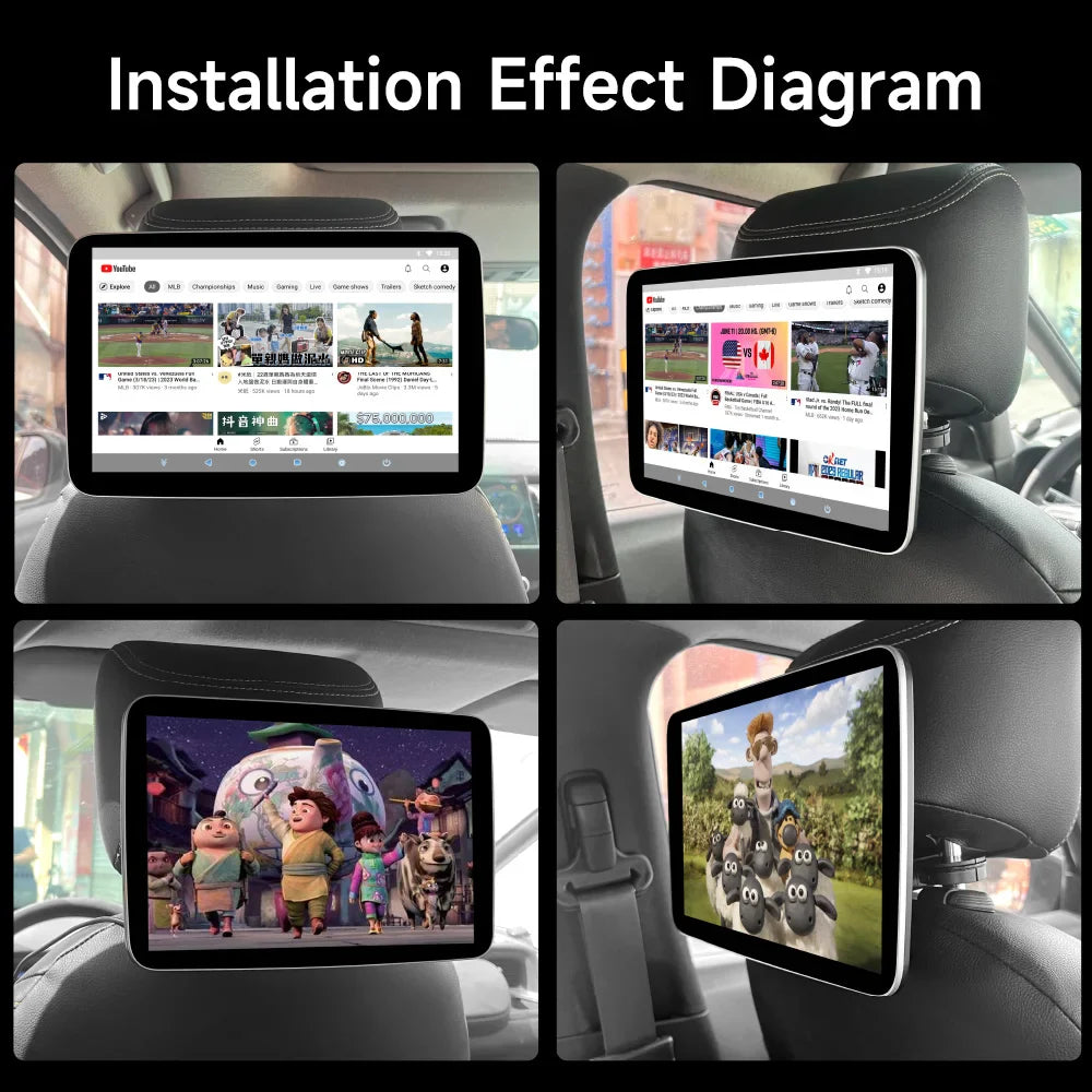 10.2" Touchscreen Car Headrest Monitor with HDMI