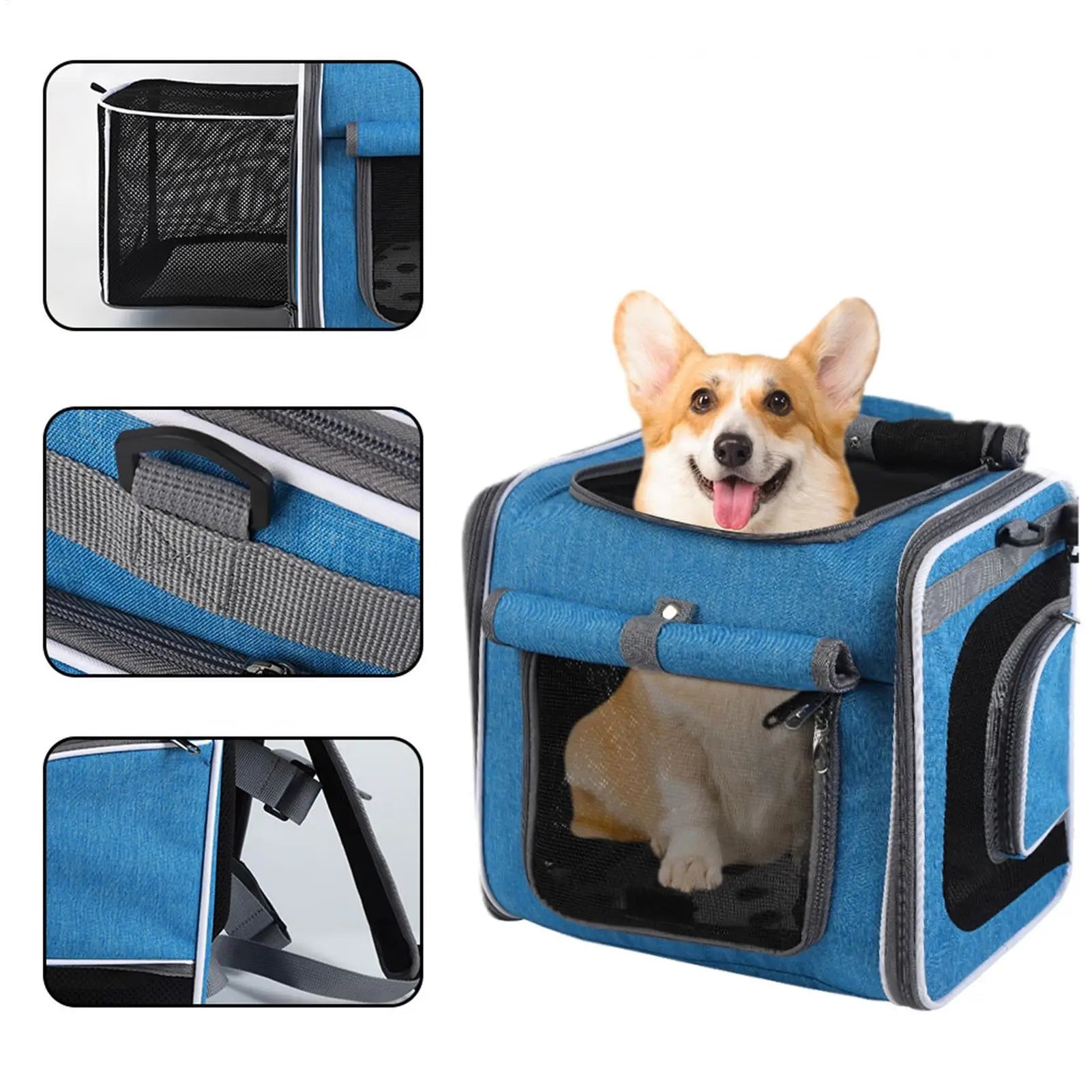 Multifunctional Pet Carrier for Bike, Car, and Travel