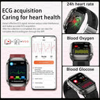 2.06" AMOLED Health Watch with ECG, Oxygen & Temp Sensor