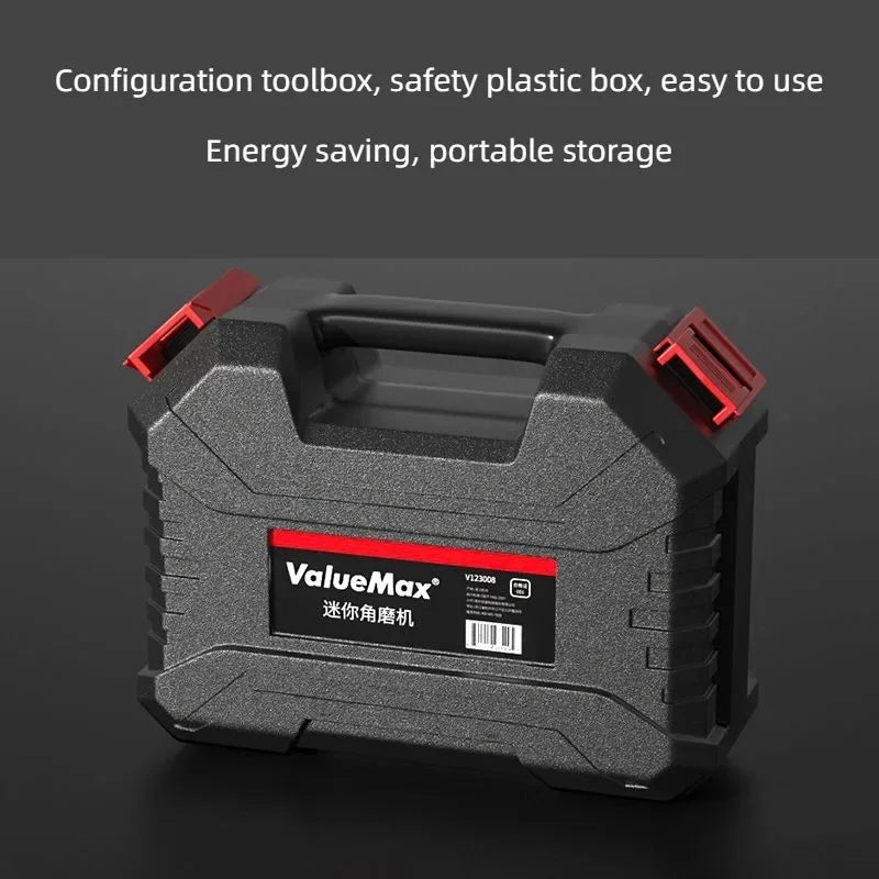 16.8V Cordless Angle Grinder Grey with Battery