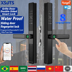 Outdoor Smart Lock with Fingerprint and Keypad Access