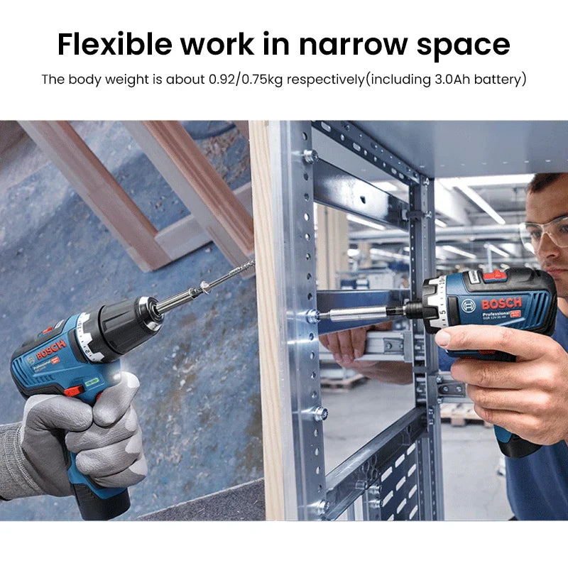 Compact Cordless Screwdriver Drill for Home DIY, 32mm Wood Capacity GSR 12V-35 SOLO
